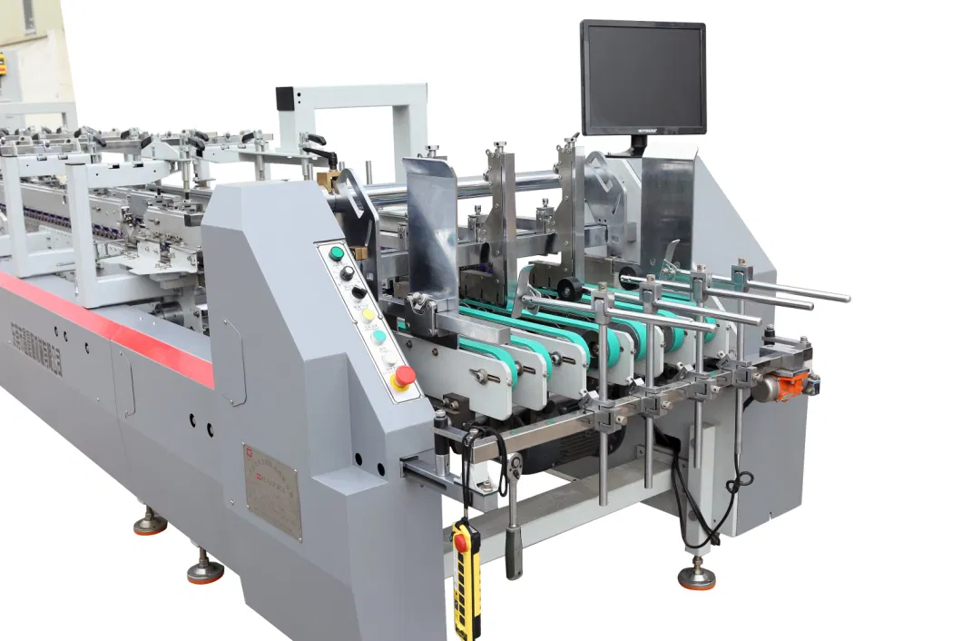 High Speed Multifunctional Carton Box Folder Gluer Machine (YL-800PC-B)