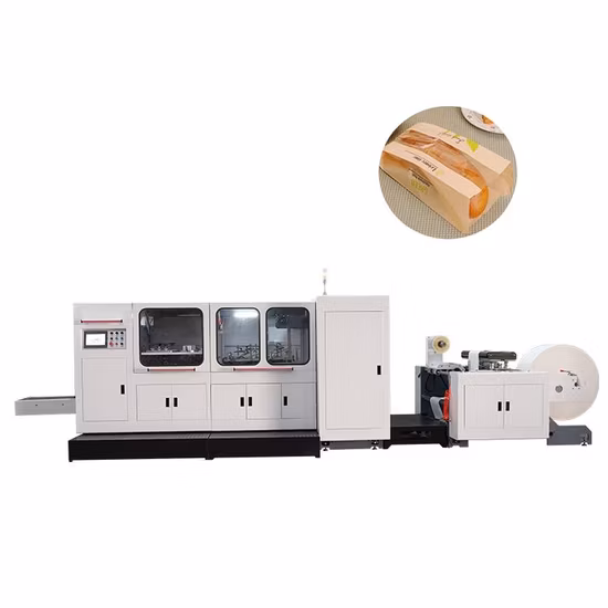 Vendita calda a buon mercato Sacco di carta per biscotti personalizzato di alta qualità che fa il prezzo della macchina in Pakistan